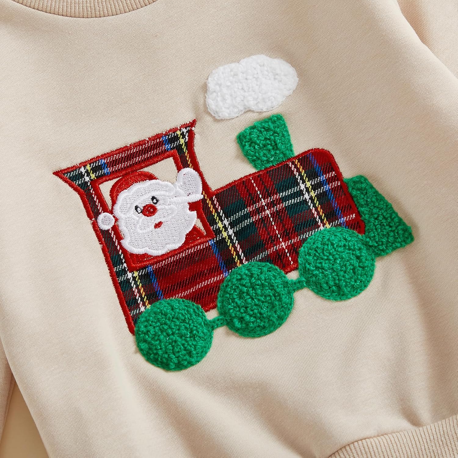 Toddler Baby Boy St. Patrick's Day Outfit Clover Crewneck Sweatshirt Long Sleeve Shirt Plaid Pants Spring Clothes - Image 4