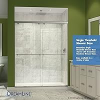 Vista 65 de DreamLine SlimLine DLT-1134420-22 - Base de ducha con drenaje central de 34 pulgadas de profundidad x 42 pulgadas de ancho x 2 3/4 pulgadas de alto