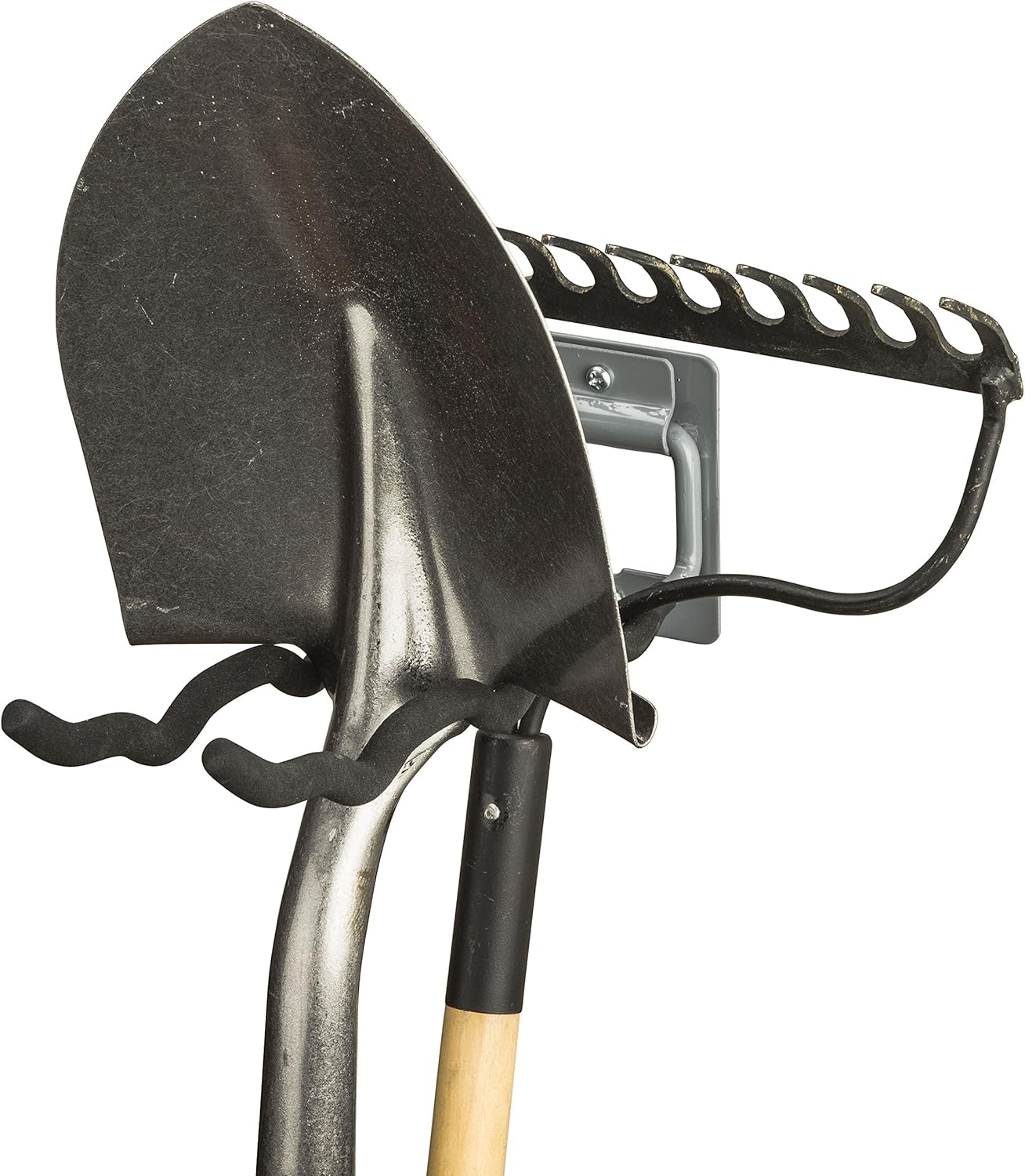 National Hardware N112-052 2232BC Flip-Up Tool Hanger in Gray finish