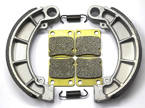 Master Chen Zapatas de freno delanteras traseras para Yamaha Bruin 250 YFM250 2005-2006 - Big Bear 250 YFM250 2007-2010 - Big Bear 400 YFM400