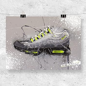 Amazon Co Jp エアーマックス95 ポスター アートポスター インテリア スニーカー ナイキ Nike グラフィックアート B2サイズ ホーム キッチン