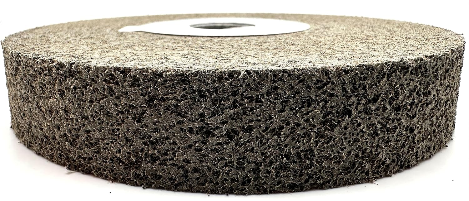 EXL PRO Convolute Deburring Polishing Wheel - 6" x 1" x 1" 9S Fine Silicon Carbide - Professional Grade - Metal Deburring, Finishing and Polishing Wheel - 94905-1 Pack
