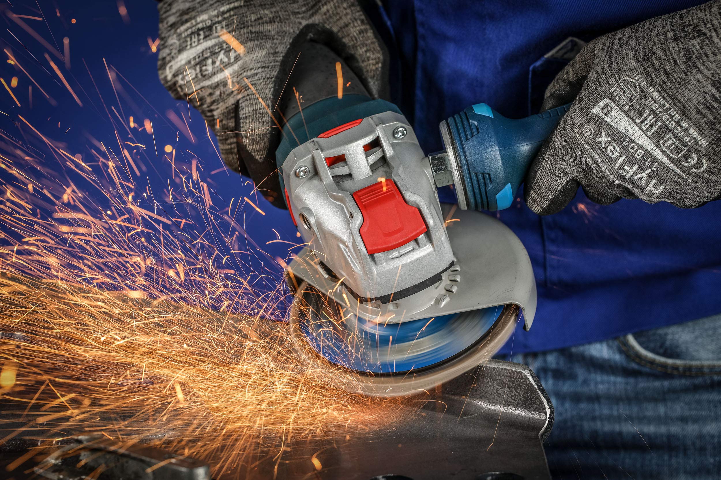 Set Di 10 Dischi Abrasivi In Acciaio Inox A Scomparti, 125 Mm Grana 40 Blu Dischi Lamellari Di Alta Qualita Per Una Molatura Efficiente 90315110 - Foto 8