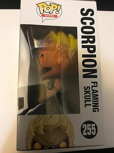 Miniatura 3 de Funko Pop Games Mortal Kombat X Scorpion 255 Calavera flameante