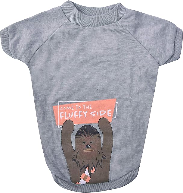Star Wars Come To The Fluffy Side Chewbacca Dog Tee | Star Wars Dog Shirt for Large Dogs | Large