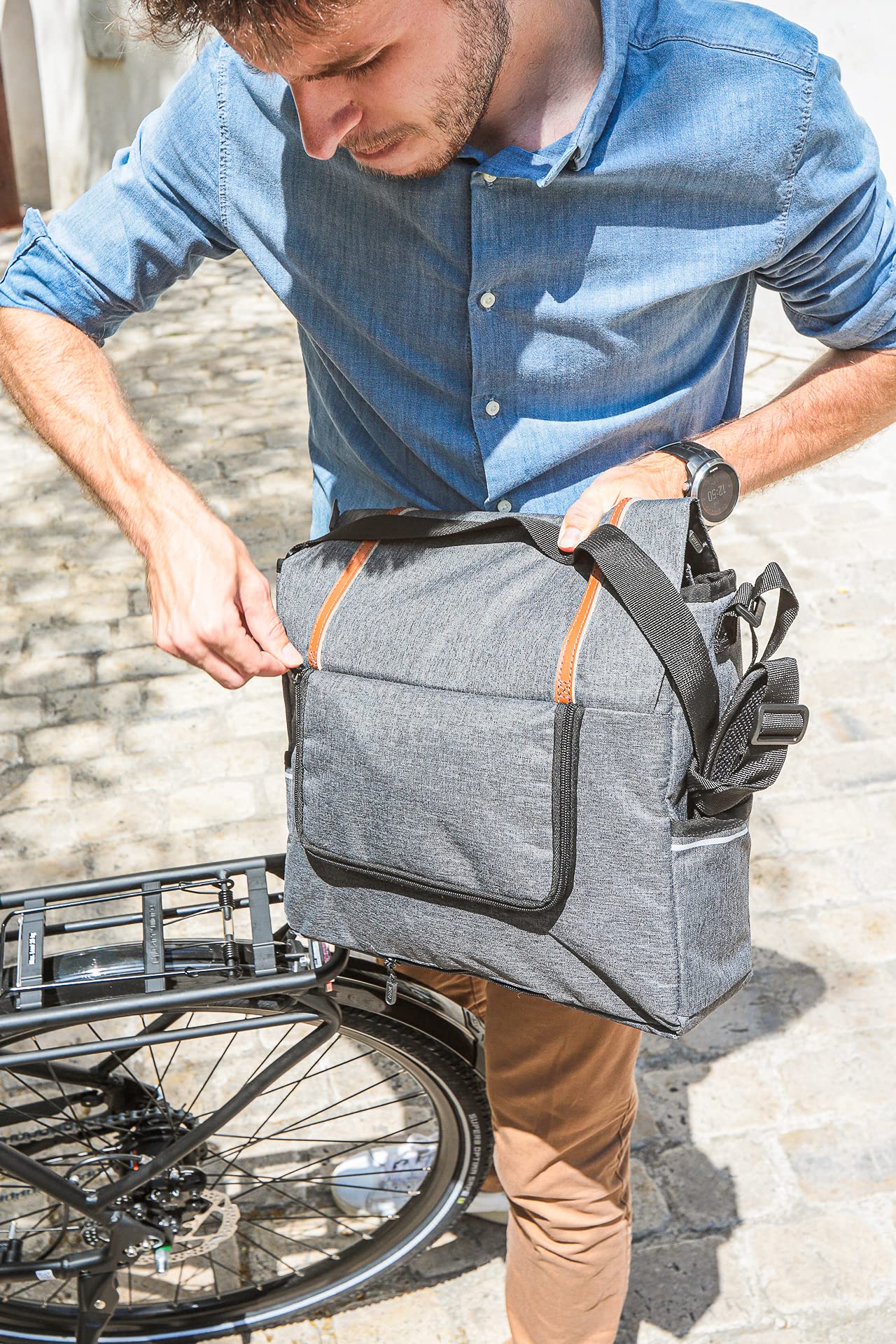 ZEFAL BORSA URBAN MESSENGER 11 L C/ATT AL PORTAPAC