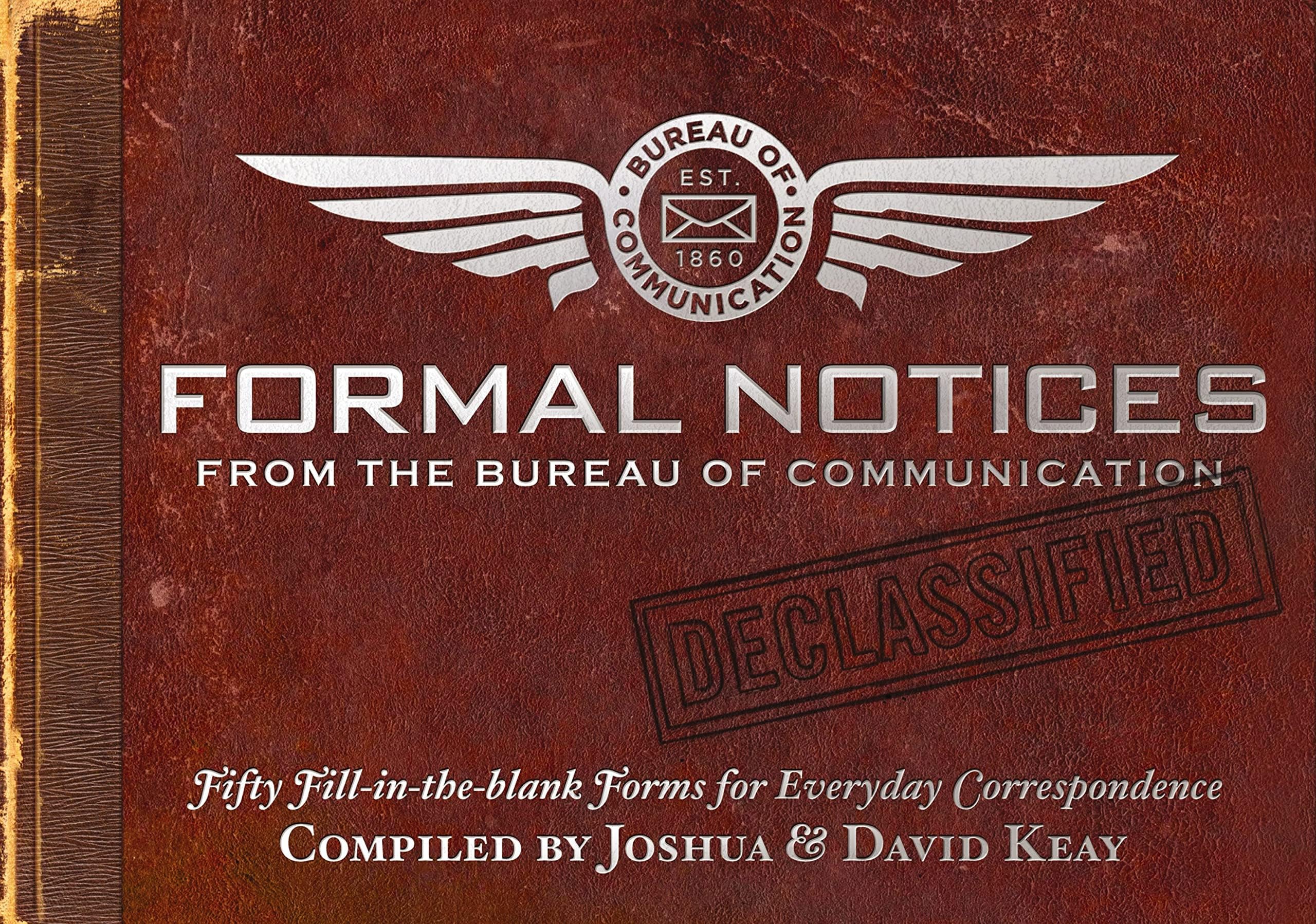 Formal Notices: Fifty Fill-in-the-Blank Forms for Everyday Correspondence Paperback – June 8, 2010