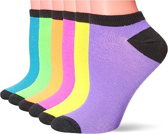 K. Bell women's Fun Food & Drink Low Cut Socks - 6 Pairs - Cool & Cute Novelty Gifts