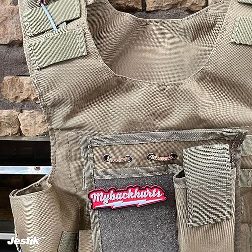 Miniatura 284 de Don't Be A Salty Creative Humor - Parche táctico militar para moral, divertidos parches tácticos, cierre de gancho y bucle de goma de PVC, parches