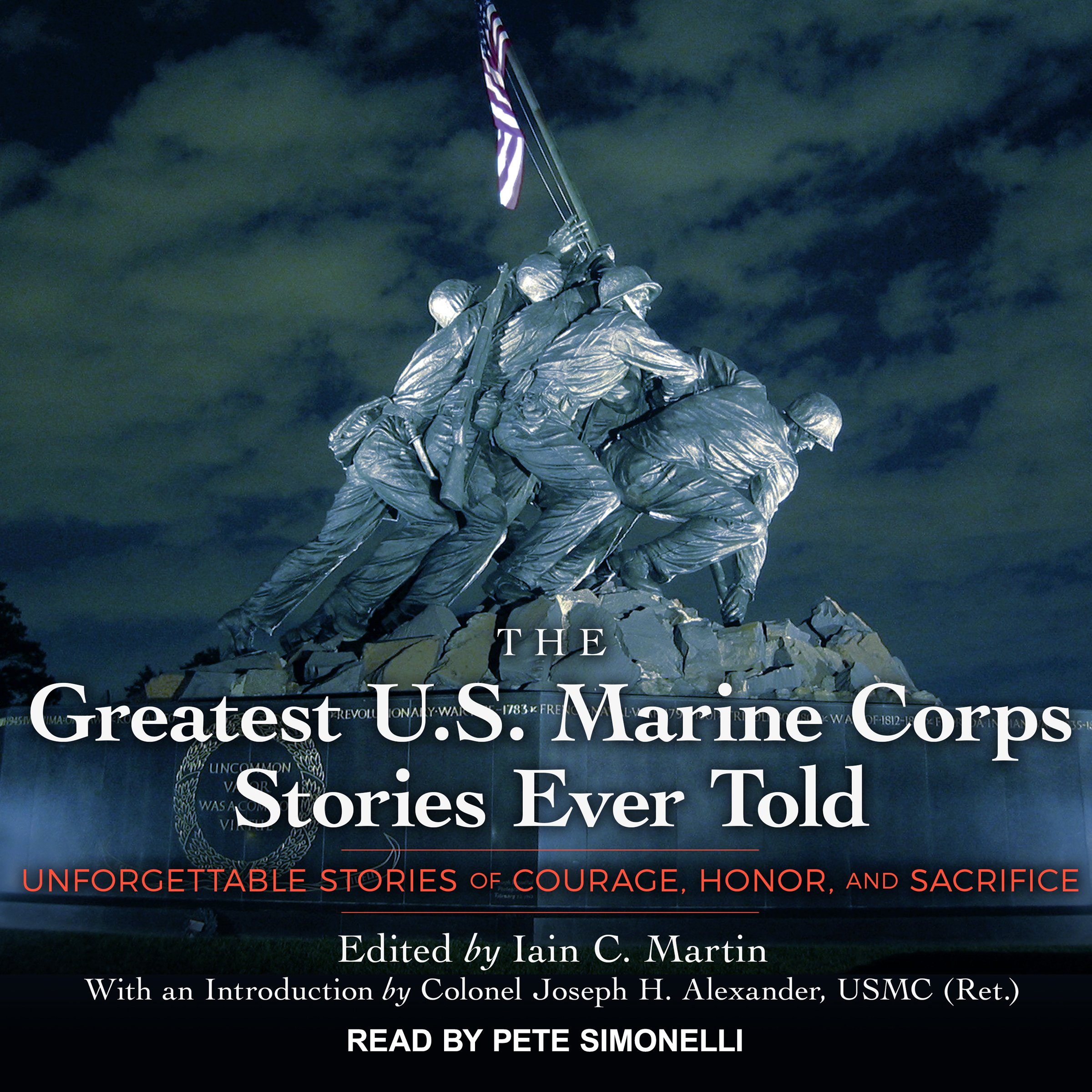 Cover art for The Greatest U.S. Marine Corps Stories Ever Told