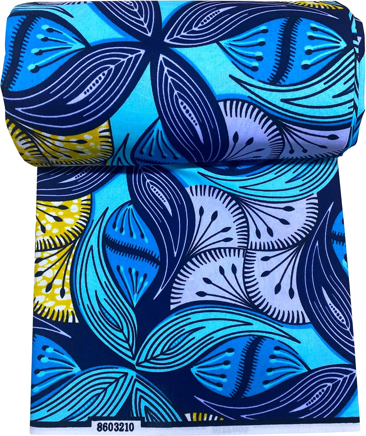 African Fabric 6 Yards Anakra Print Polyester Kente Wax Ethnic Pattern (B21)