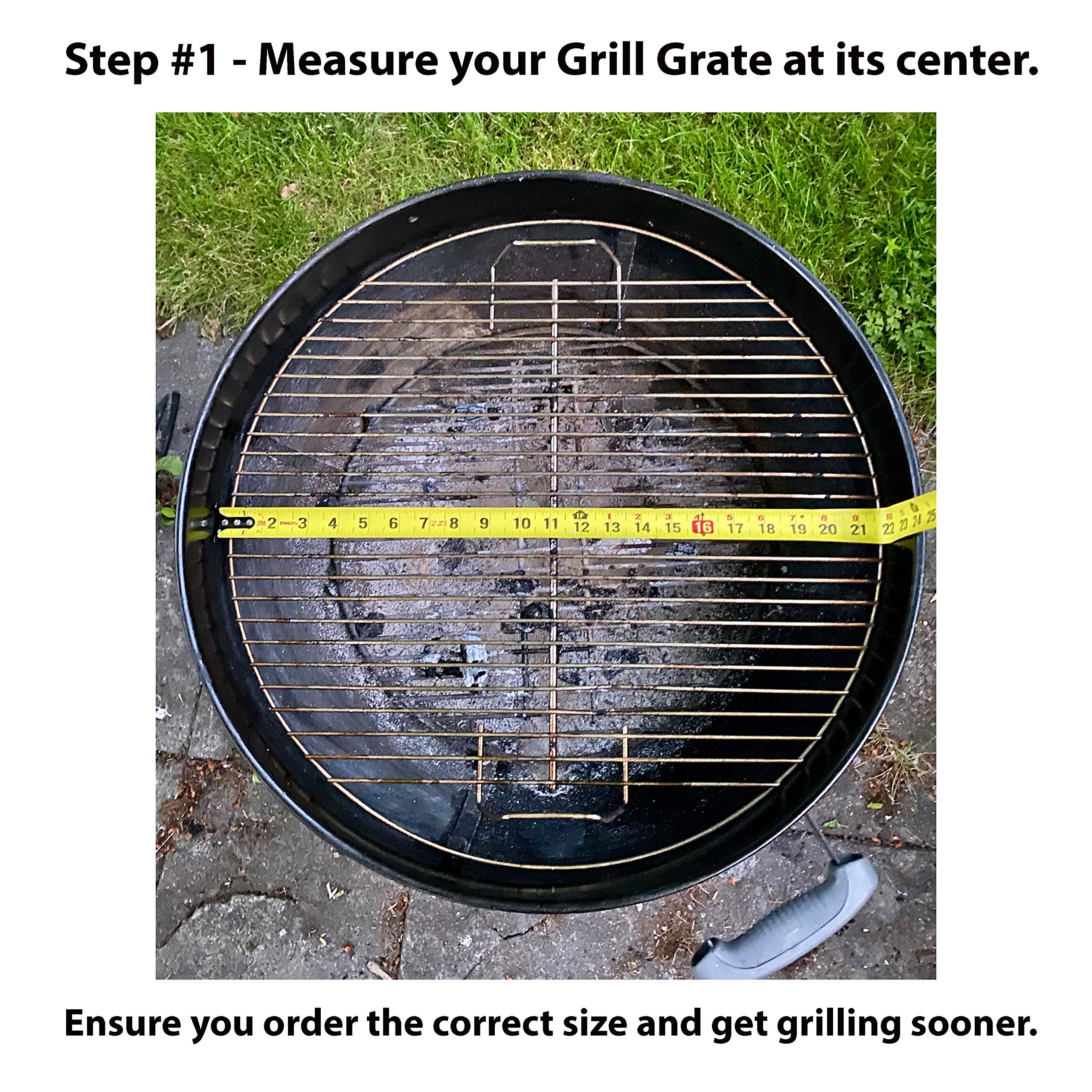 ARTEFLAME 18" Replacement BBQ Grill Cooking Grate, Carbon Steel Griddle
