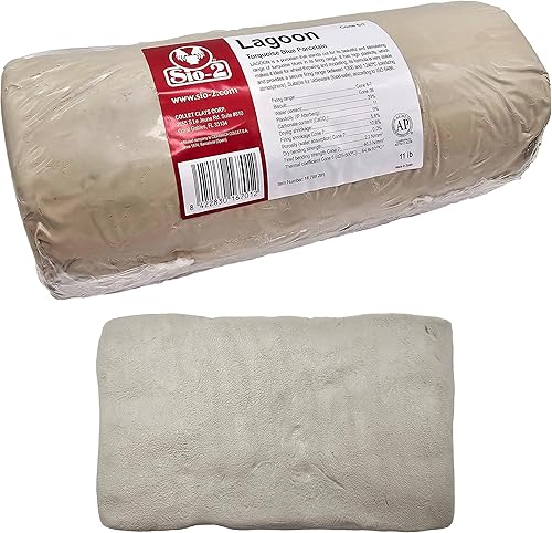 Miniatura 10 de Aneto White Porcelain Pottery Clay, 11 lb (5 kg)  Kiln-Fired Clay for Wheel-Throwing, Handbuilding & Modelling - Ready-to-Use