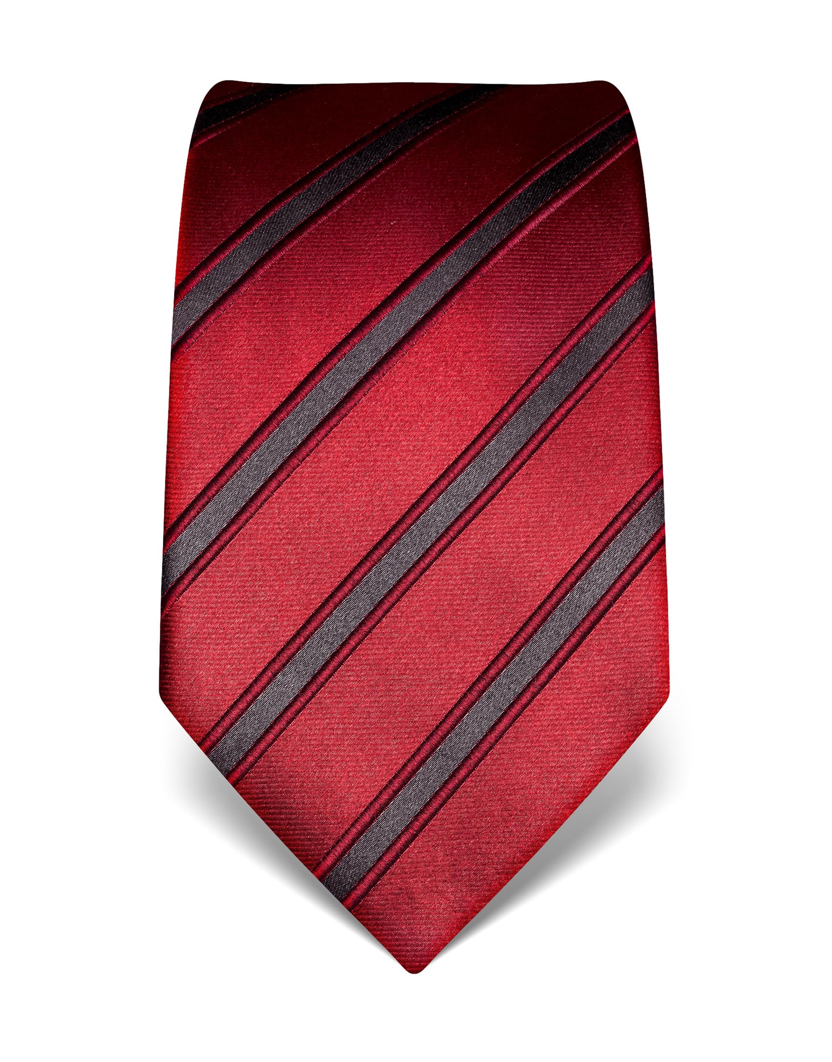 Vincenzo Boretti Herren Krawatte reine Seide gestreift edel Männer-Design zum Hemd mit Anzug für Business Hochzeit 8 cm schmal/breit