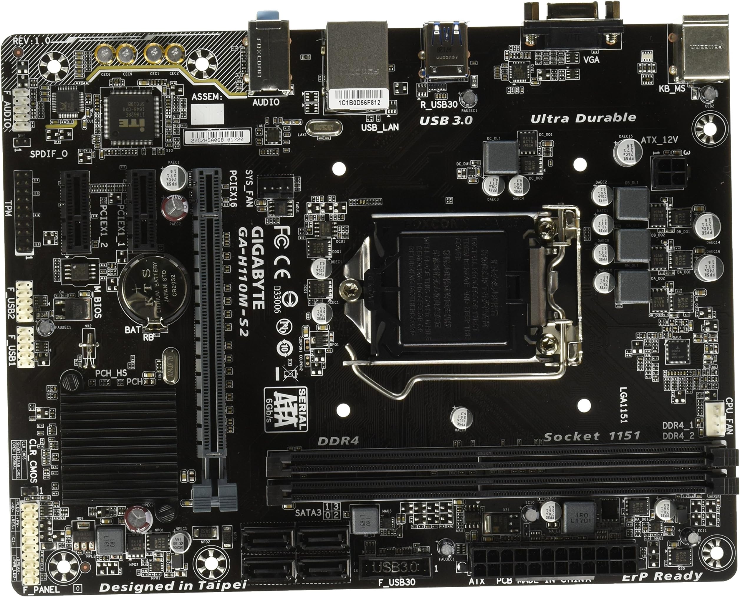 Intel G4400 (3.30 Ghz) Pentium 6th Generation Processor, Gigabyte H110MS-2 DDR4 LGA1151 Mother Board, 8GB DDR4 2133Mhz Memory Entry-Level Combo