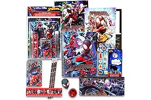 Marvel Spiderman Back to School Set: Ultimate Spiderman School Supplies Kit with...