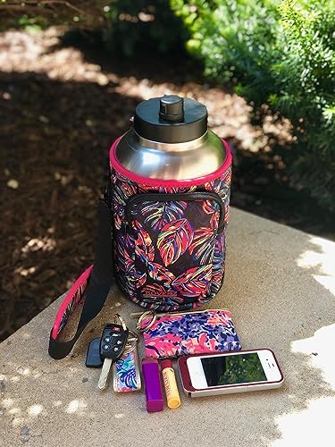 Miniatura 2 de Koverz - Portabidones de neopreno para botellas de agua, 4 tamaños, tamaño L, 24 - 30 oz. liq. XL 32 - 40oz. liq., medio galón 64 oz. liq., un galón