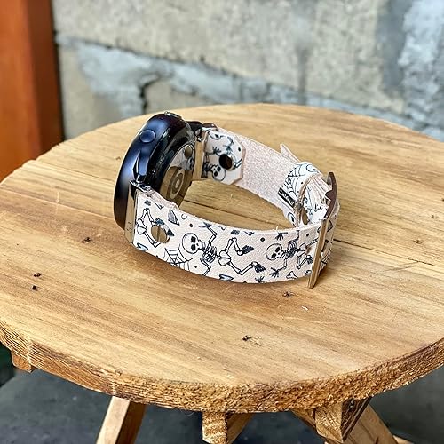 Miniatura 8 de 20mm Watch Band for Samsung Galaxy Watch 5 & 6 (44mm 40mm), Watch 6 Classic (43mm 47mm) Galaxy Watch 5 Pro 45mm - Halloween Motives Bracelet