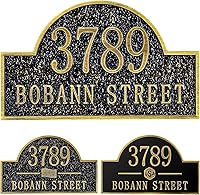 Vista 50 de Letrero de dirección personalizado, placa de dirección de número de casa, placa de dirección personalizada, metal o latón antiguo acrílico