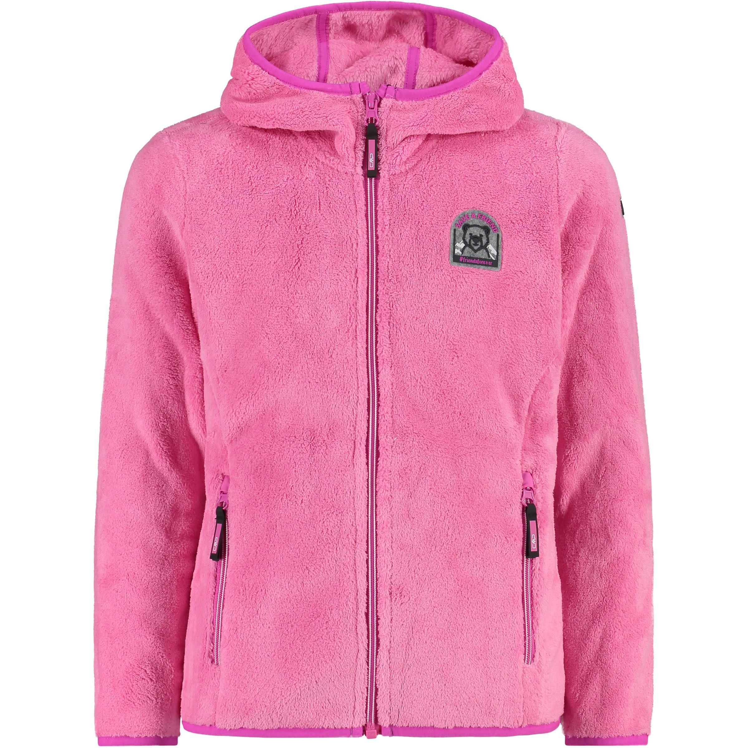 CMP Girls' Highloft Fleece Jacket with Fixed Hood Girl's Highloft Fleece Jacket with Fixed Hood Unisex – Children and Teenagers