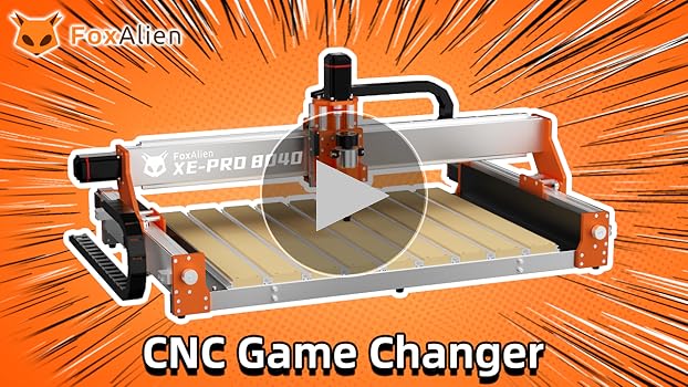 FoxAlien CNC Router Machine XE-PRO with Ball Screws, 400W
