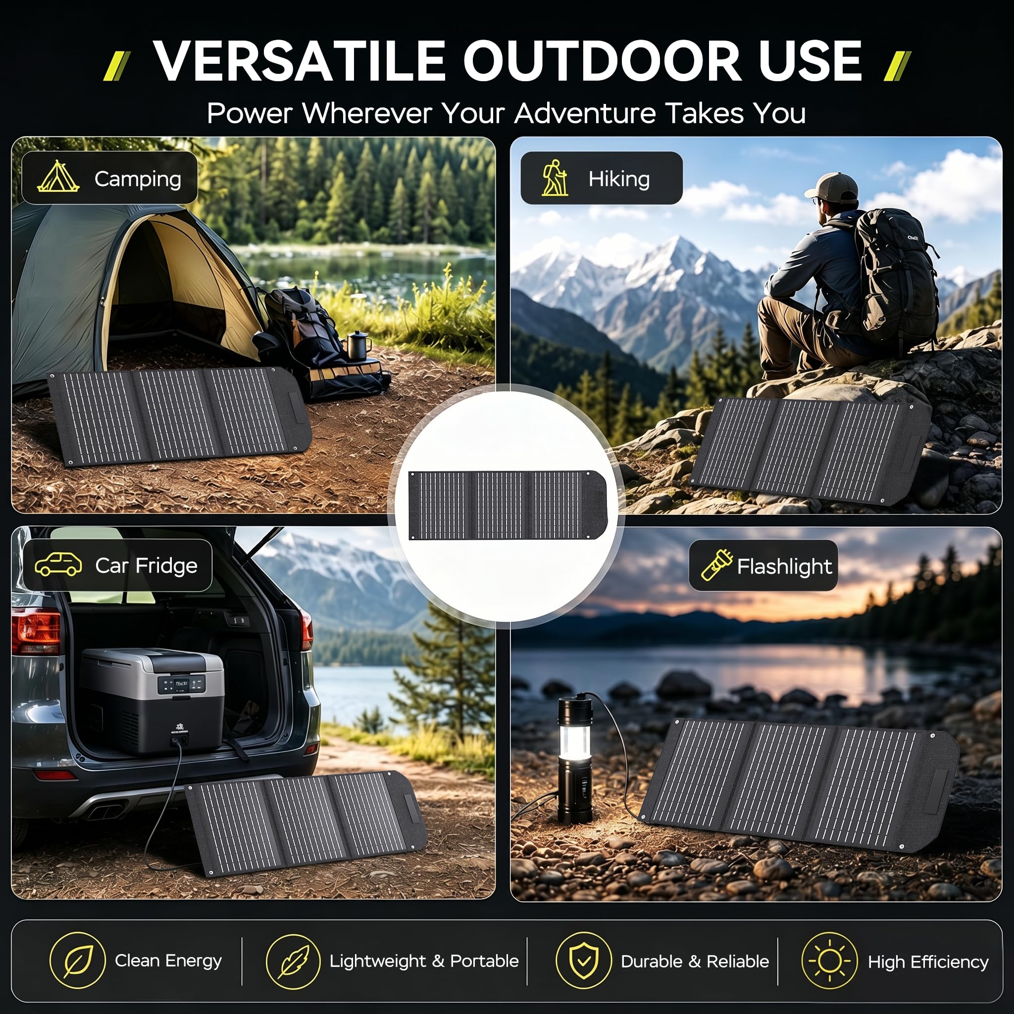 MARBERO Portable Solar Panel 30W Gallery Image