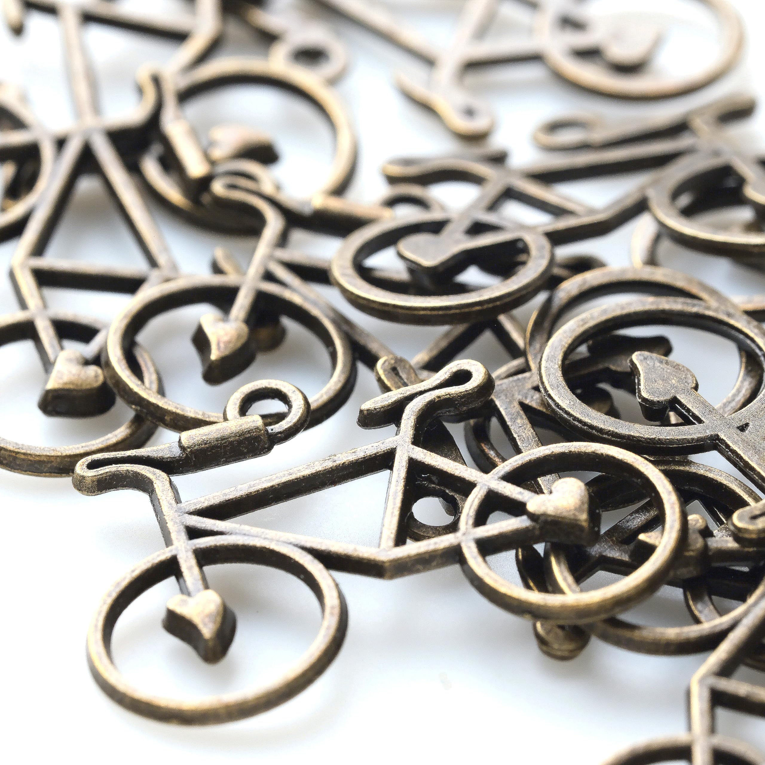 ヴィンテージ 自転車チャーム K14 ゴールド ヴィンテージ 自転車チャーム K14 ゴールド ヴィンテージ 自転車