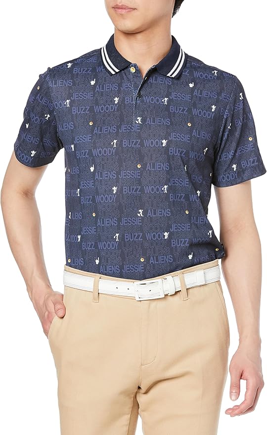 【新品】Callaway 半袖ポロシャツ TOY STORY メンズMサイズ キャロウェイ(Callaway) ゴルフウェア ポロシャツ 半袖 TOY