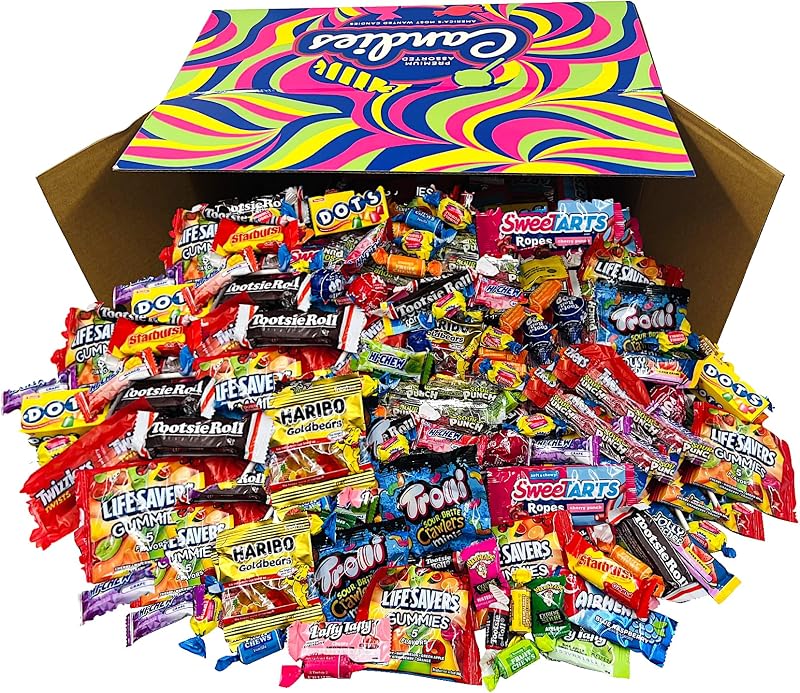 Assorted Classic Candy - Huge PARTY MIX Bulk BOX! 11.50 lbs / 184 oz Classic Individually Wrapped Candies of All Time America's Most Favorite Assorted Candies (180)
