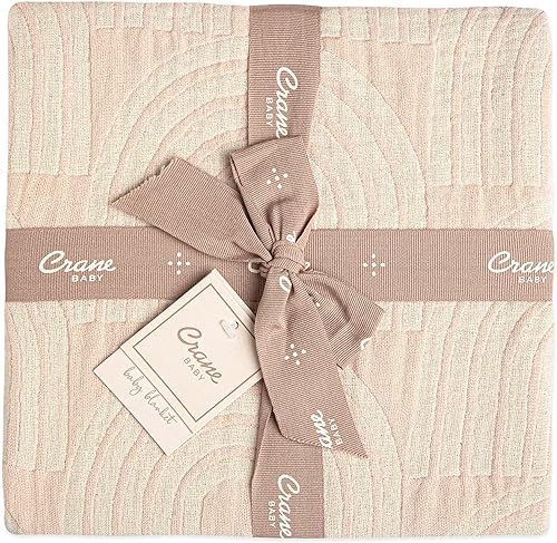 Vista 31 de Crane Baby Manta de algodón suave, 36 x 36 pulgadas, para niños y niñas, color crema Blanco