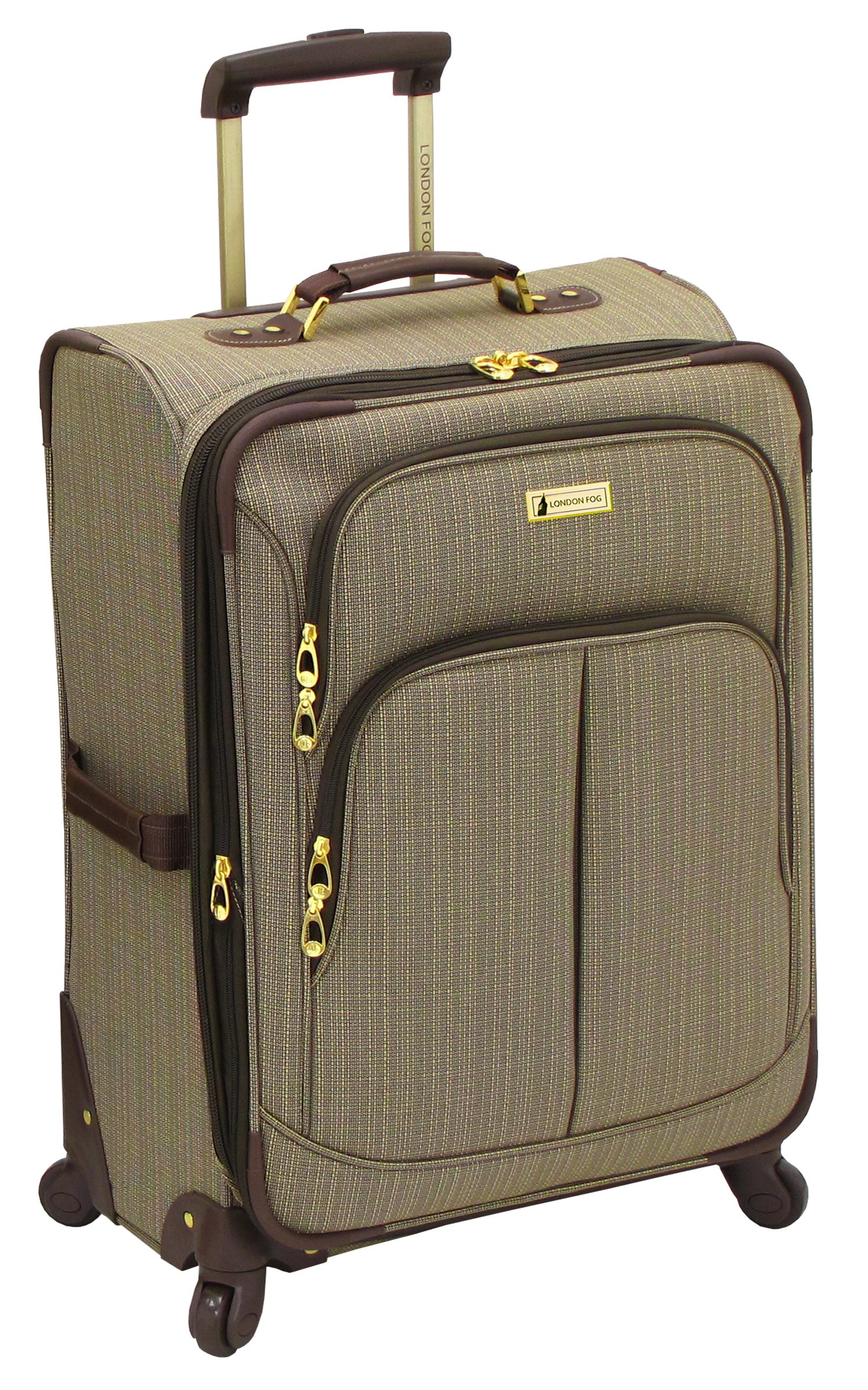 London Fog Chatham 360 Softside Expandable Upright Luggage Tan