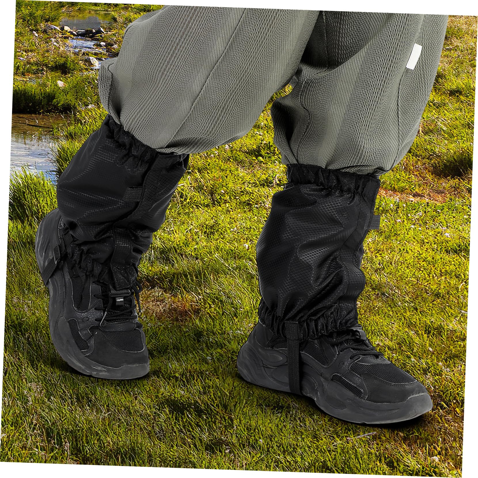 Veemoon Guêtres De Randonnée Imperméables - Guêtres De Cheville Étanches pour Neige Et Pluie - Idéales pour Trekking Alpinisme Escalade Et Activités De Plein Air Protection