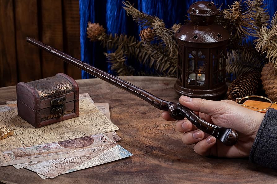 Amazon | Handicraftviet 手彫り 蛇の杖 木製杖 15インチ 魔術