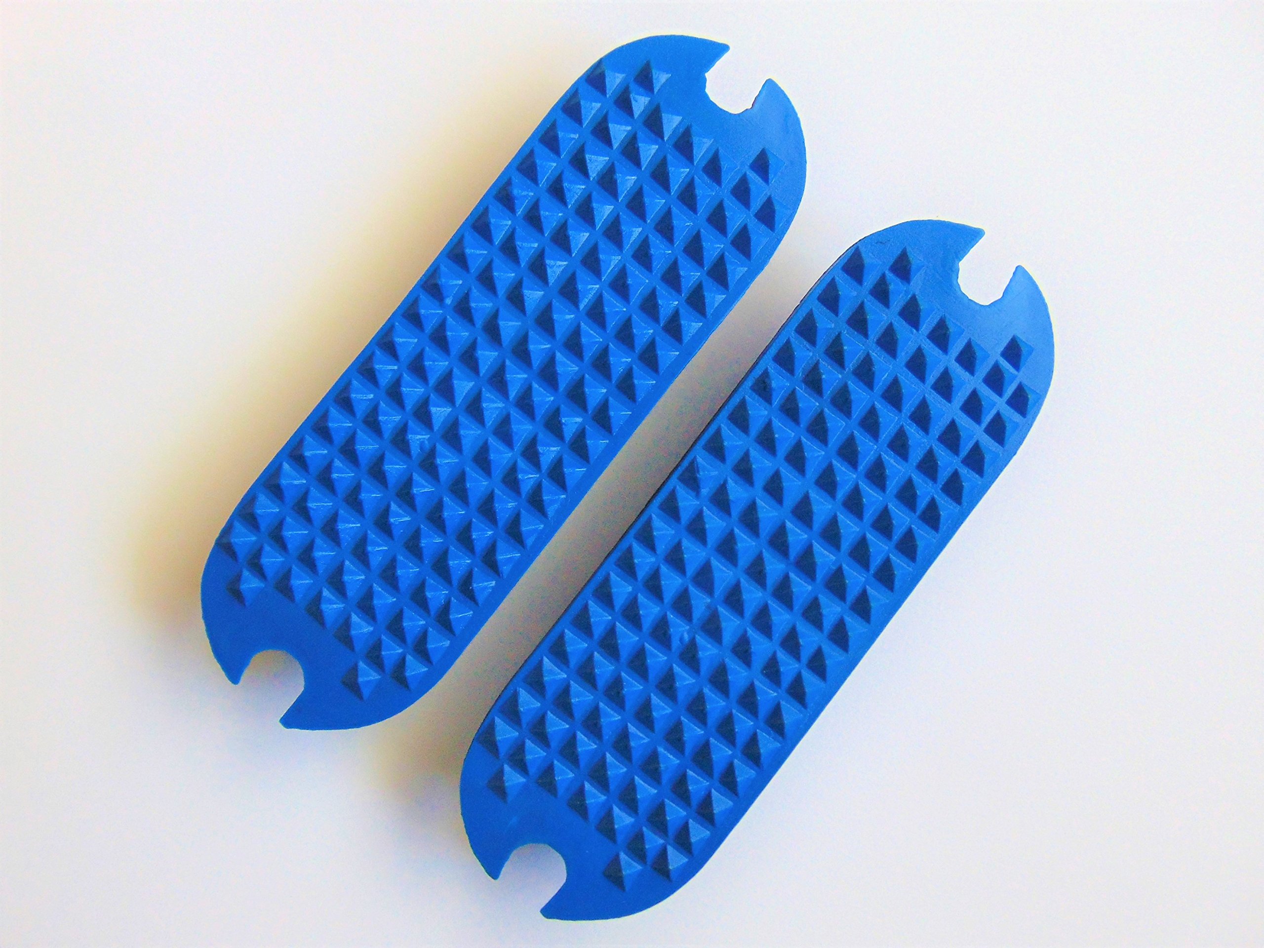 S-Products RUBBER FILLIS IRON STIRRUP TREADS PADS (4.50", Blue)