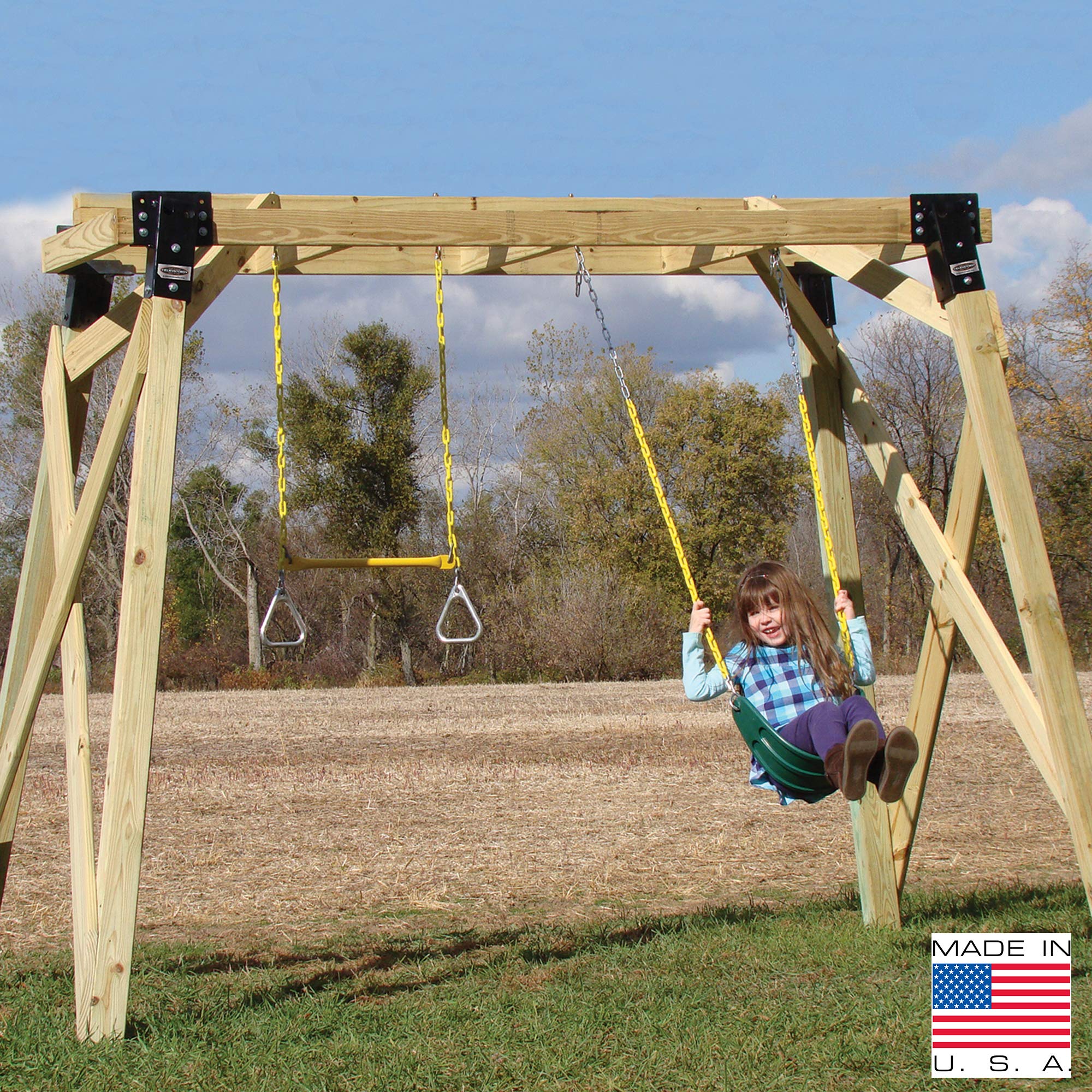 4x4 Elevator Brackets for Deer Blinds, Playhouses, Swing Sets, Tree