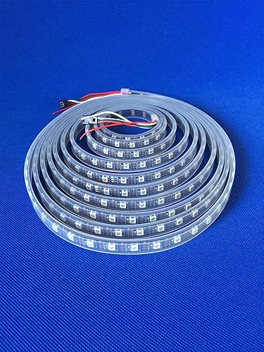 Miniatura 5 de Tira LED WS2812B SMD 5050 Direccionable Individual 60Píxelesm 300Píxeles RGB Tira de Píxeles LED de Todo Color Impermeable DC5V (16.4 pies 300 LED