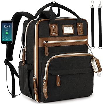 nappy bolsa backpack leather