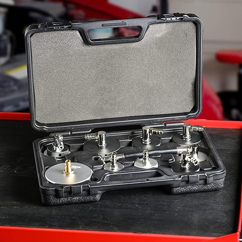 Miniatura 6 de ARES 18038-Juego de adaptadores de cilindro maestro de 9 piezas, adaptadores incluidos que funcionan en la mayoría de los depósitos de cilindro