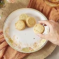 Vista 9 de Kate Aspen Rustic Boho 7 in. Premium Paper Plates (350 GSM weight -Set of 16) - Perfect for Fall Weddings, Bridal Brunches, Bridal Showers, Baby