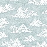 NuWallpaper Block Print Sky Day Dream Novelty Peel & Stick Wallpaper, NUS4538