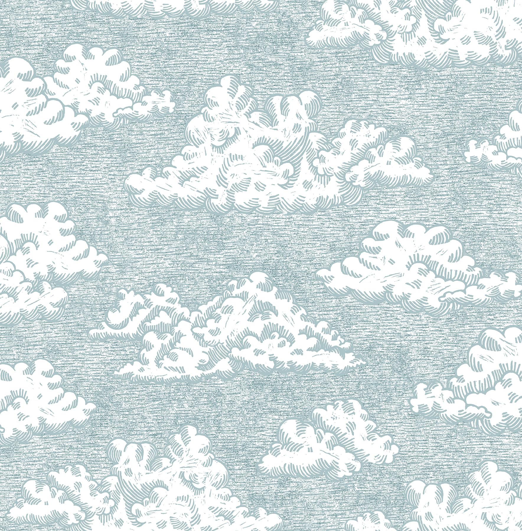 Wallpops NUS4538 NUWALL 2022 (SW) Day Dream Sky Papier peint à décoller et coller Bleu