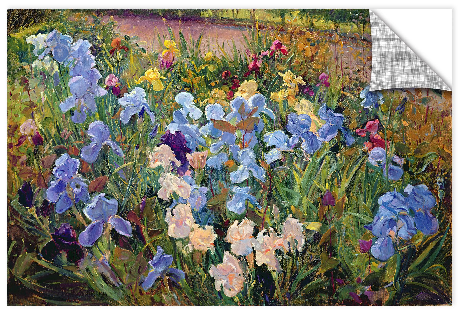 Le lit de Iris 1993 bleu 16 x 24 : habillez vos petits murs vides avec art et originalité