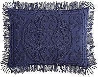 Vista 41 de Beatrice Home Fashions Colcha de Chenilla con Medallón, Full, Blanco