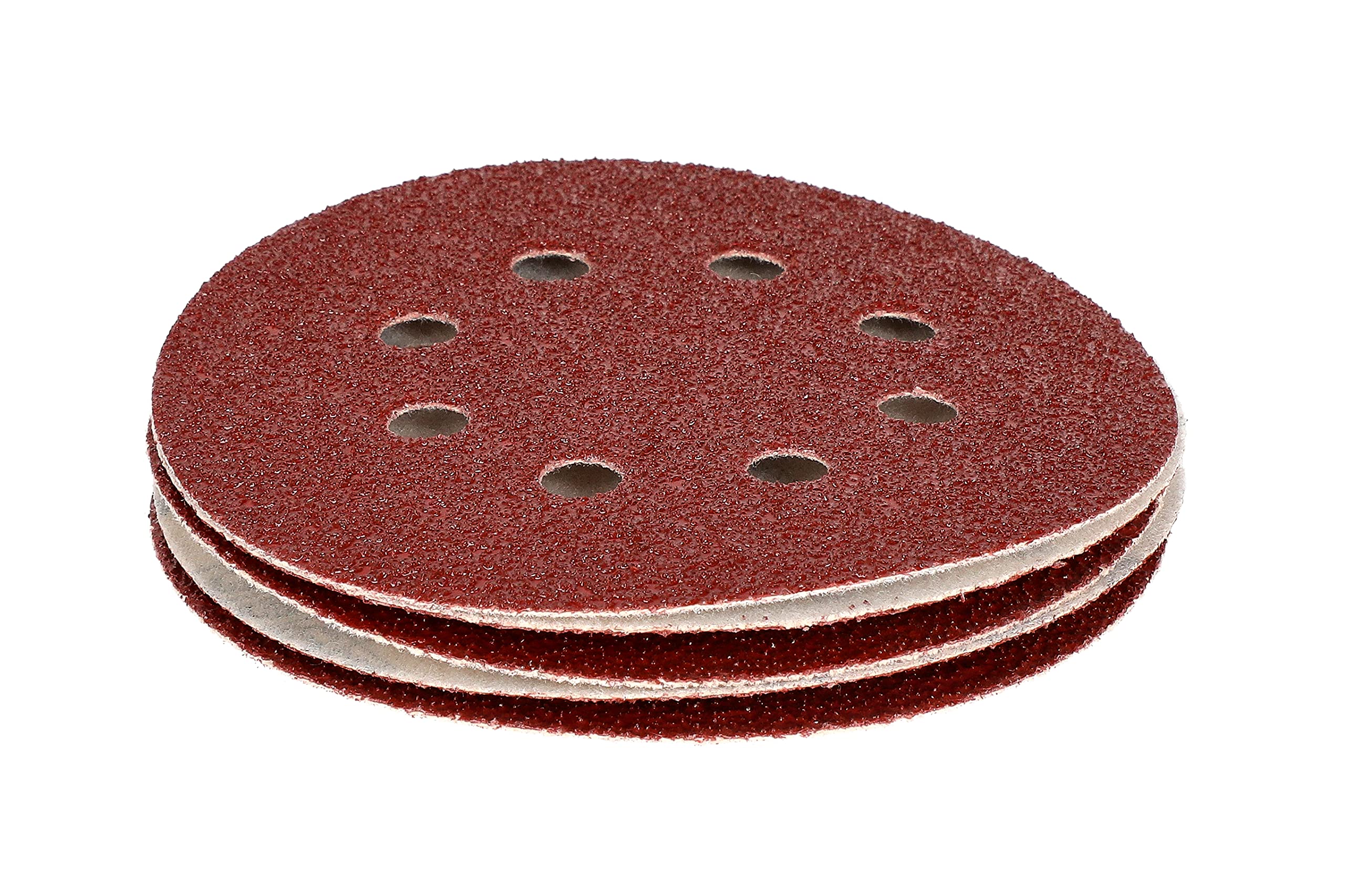 105 Pezzi Dischi Abrasivi 125mm - 8 Fori Rotondi Carta Vetrata - Foto 6