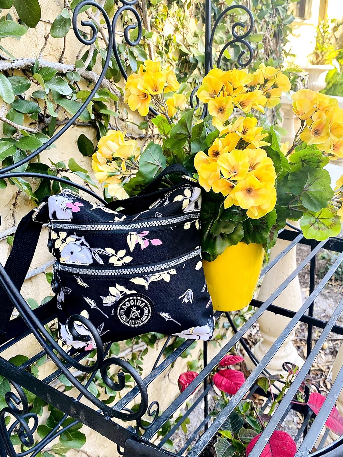 AOCINA Nylon Crossbody Bags for Women Multi Pocket Small Cross Body Purse Lightweight Travel Phone Purses Shoulder Handbags - Image 5