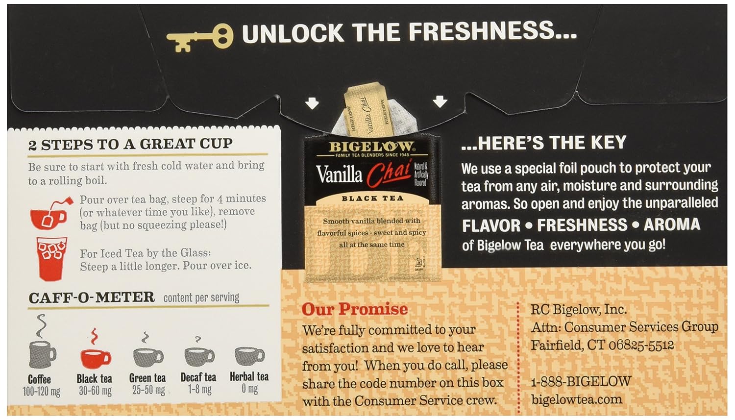 Bigelow Vanilla Chai Tea Bags - 20 ct