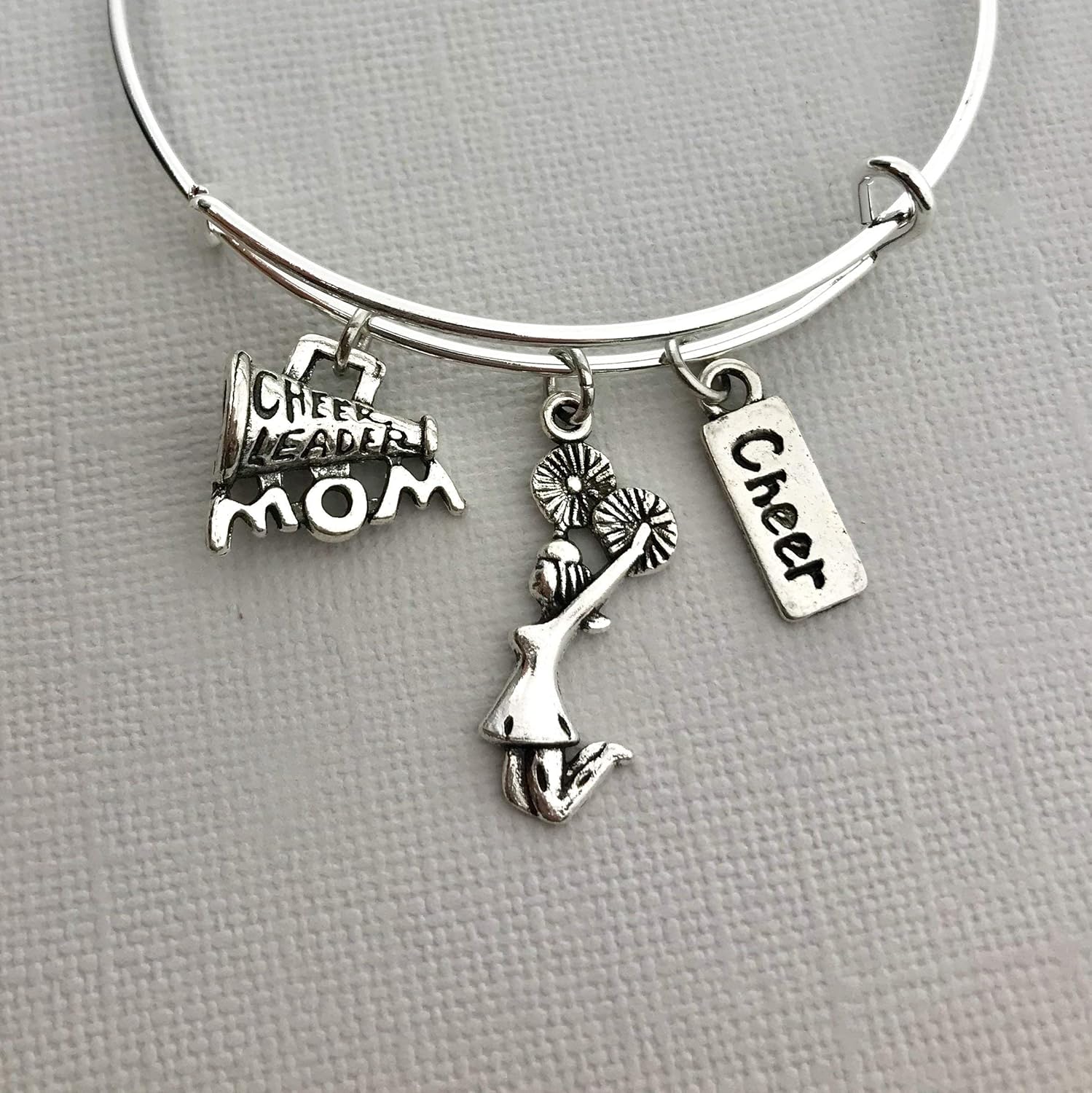 Cheerleader Mom Bracelet Gift for Women, Cheer Mom Jewelry - Image 4