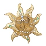 George S. Chen Imports Polyresin Mosaic Celestial Moon Wall Decor 13 INCH Pefect Gift