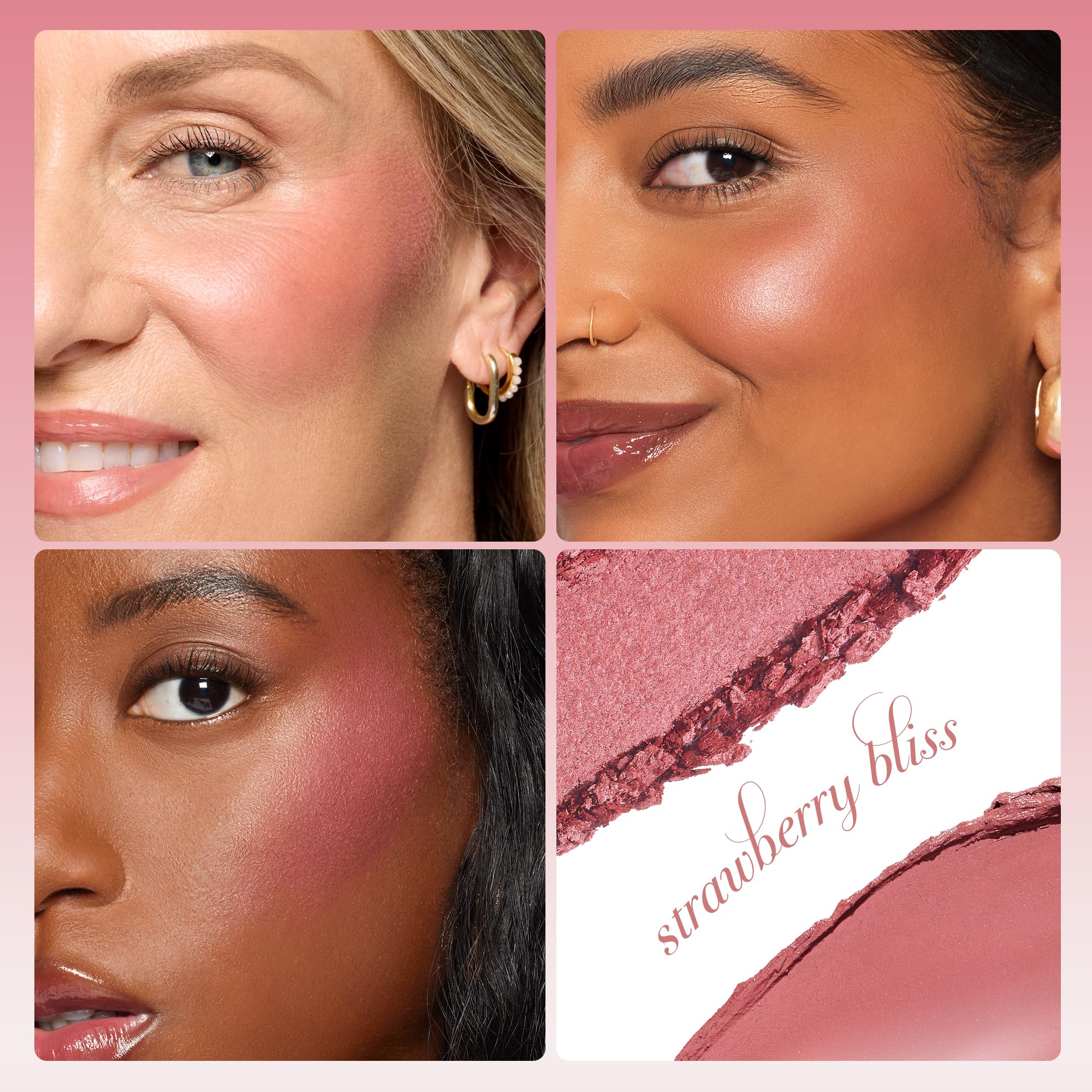 tarte Macaron Blush & Glow Duo - Cream & Powder Blush with Blend Bar