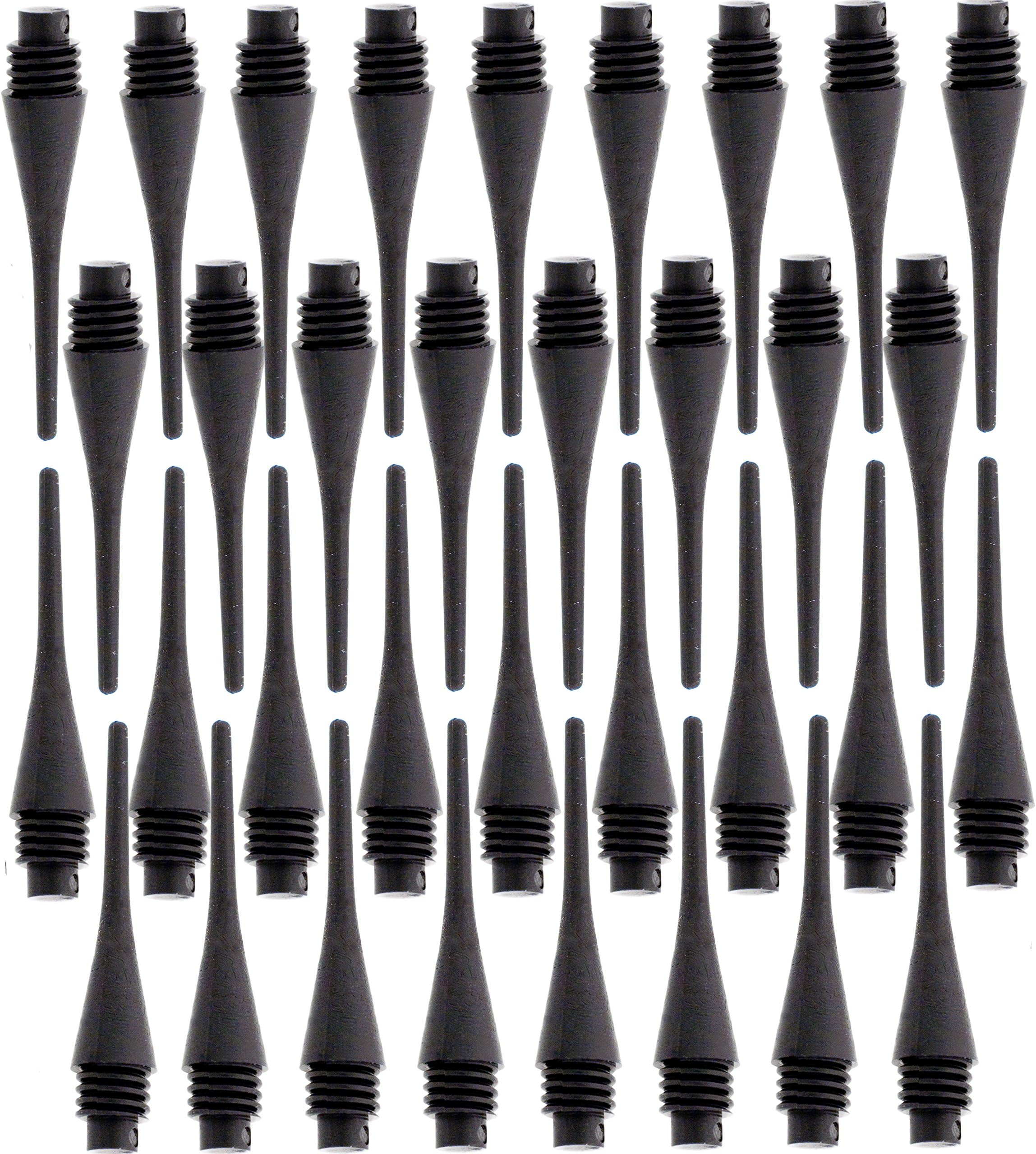 Dart Pro Plastic Soft Tips for DartPro Darts (Pack of 100 Tips)
